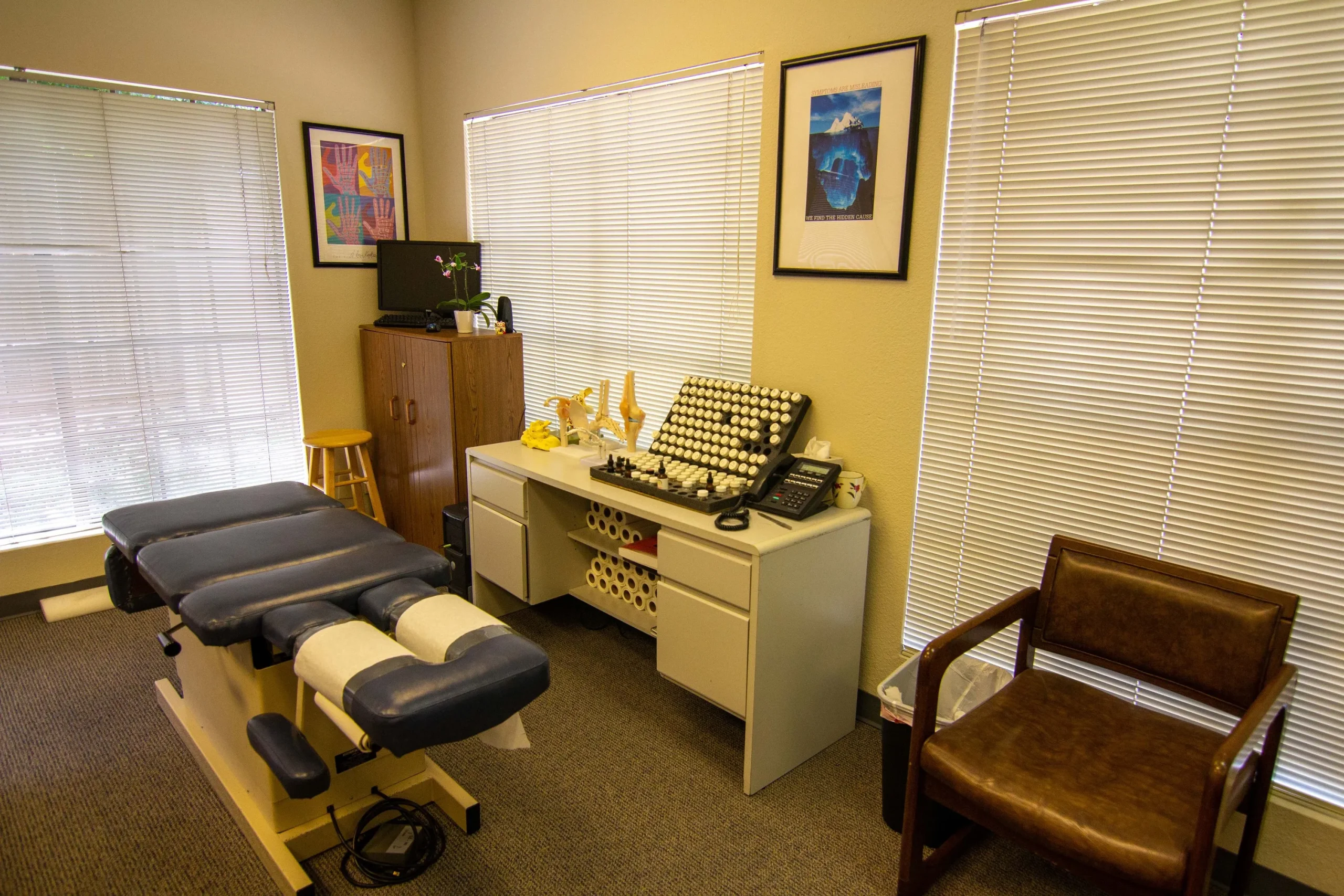 Comfortable patient waiting room